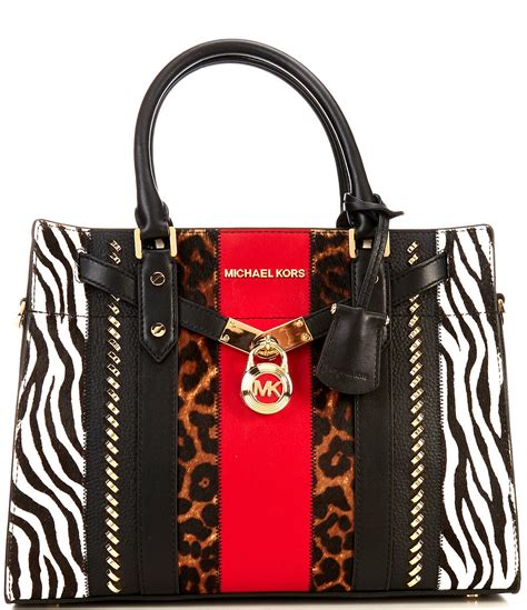 michael kors red and cheetah print bow purse|Michael Kors leopard wallet.